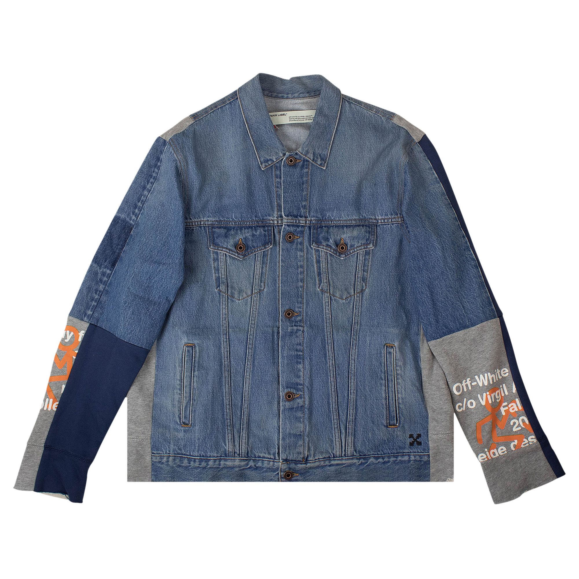 VIP【関税送料無料】希少 OFF-WHITE DARK BLUE DENIM JACKET VIP【関税送料無料】希少 OFF-WHITE DARK BLUE DENIM JACKET