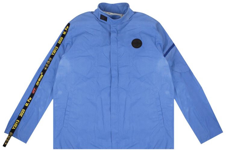 Off White Thermo Pocket Track Top Blue