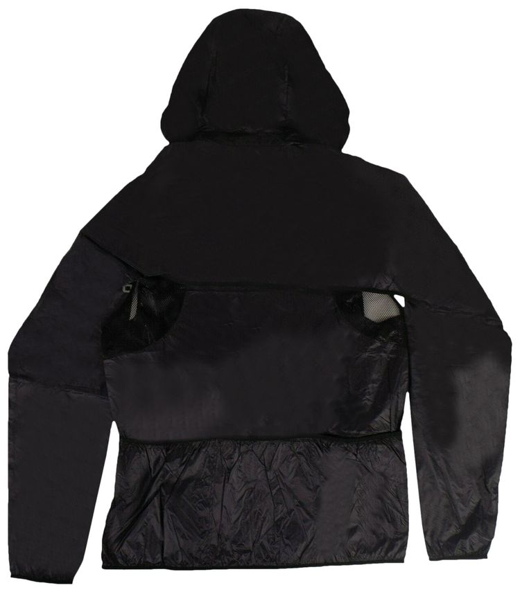 Off White Hooded Windbreaker Black