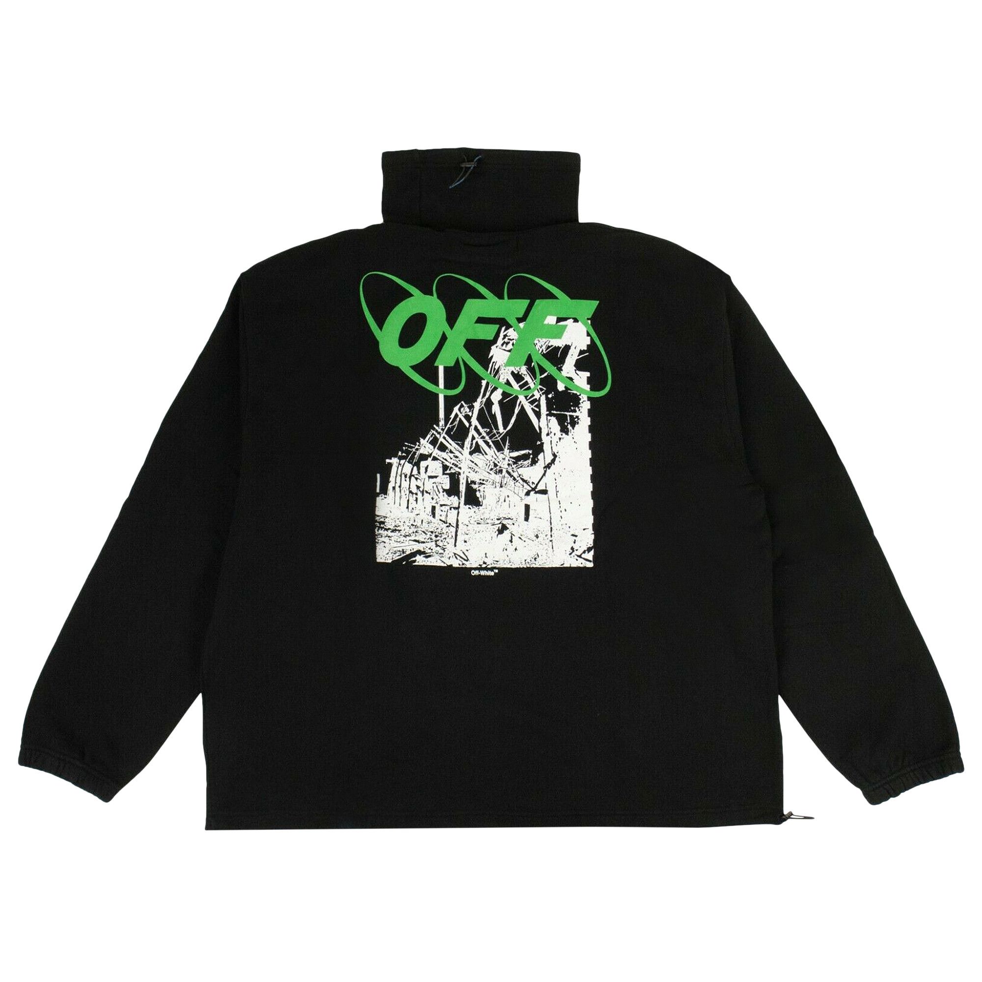 Buy Off-White Ruined Factory Sweatshirt 'Black