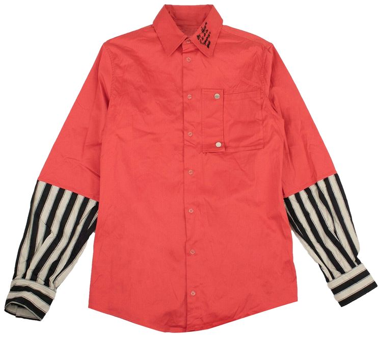 Off White Double Shirt Red