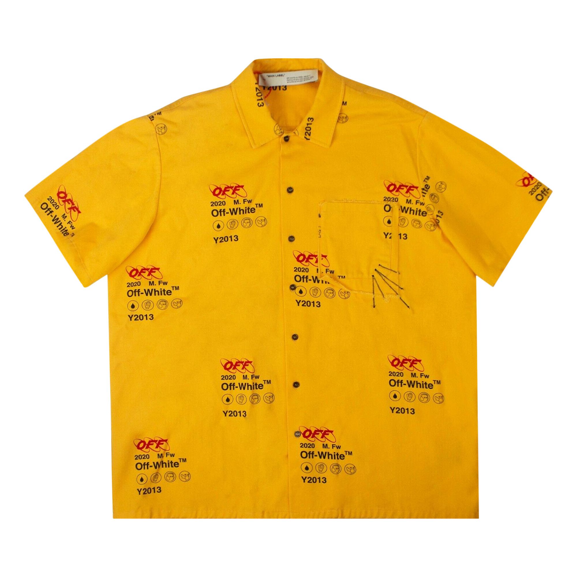 Off white industrial shirt deals
