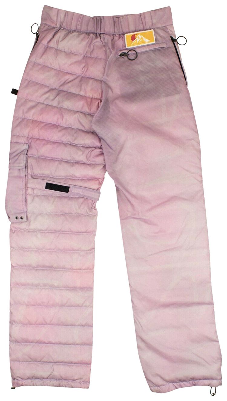 Off White Spot Puffer Pants Purple