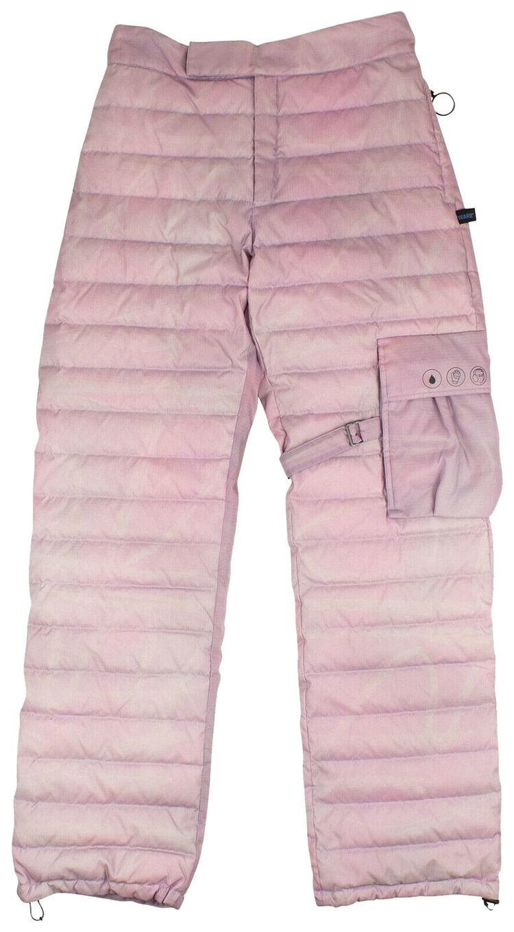 Off White Spot Puffer Pants Purple