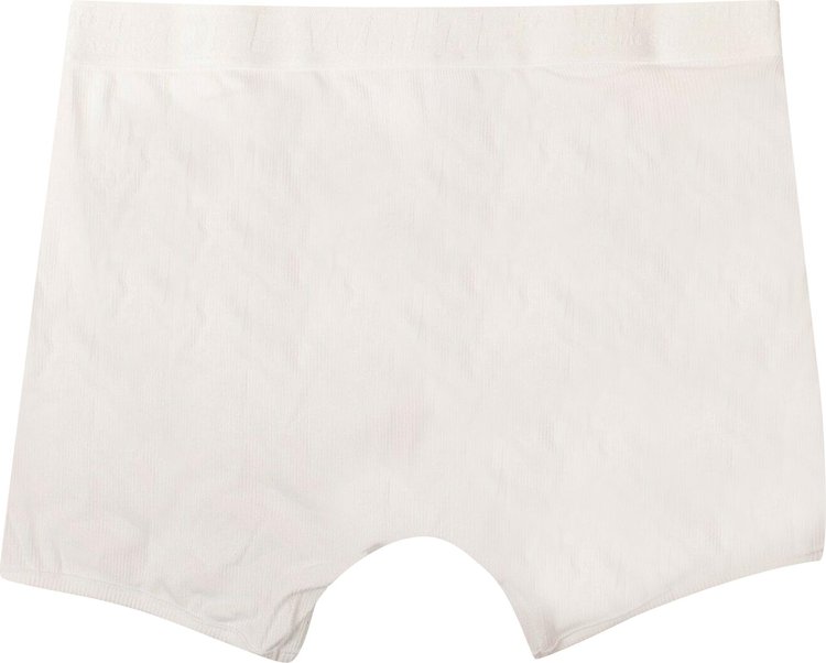 Off White Logo Waistband Boxers White