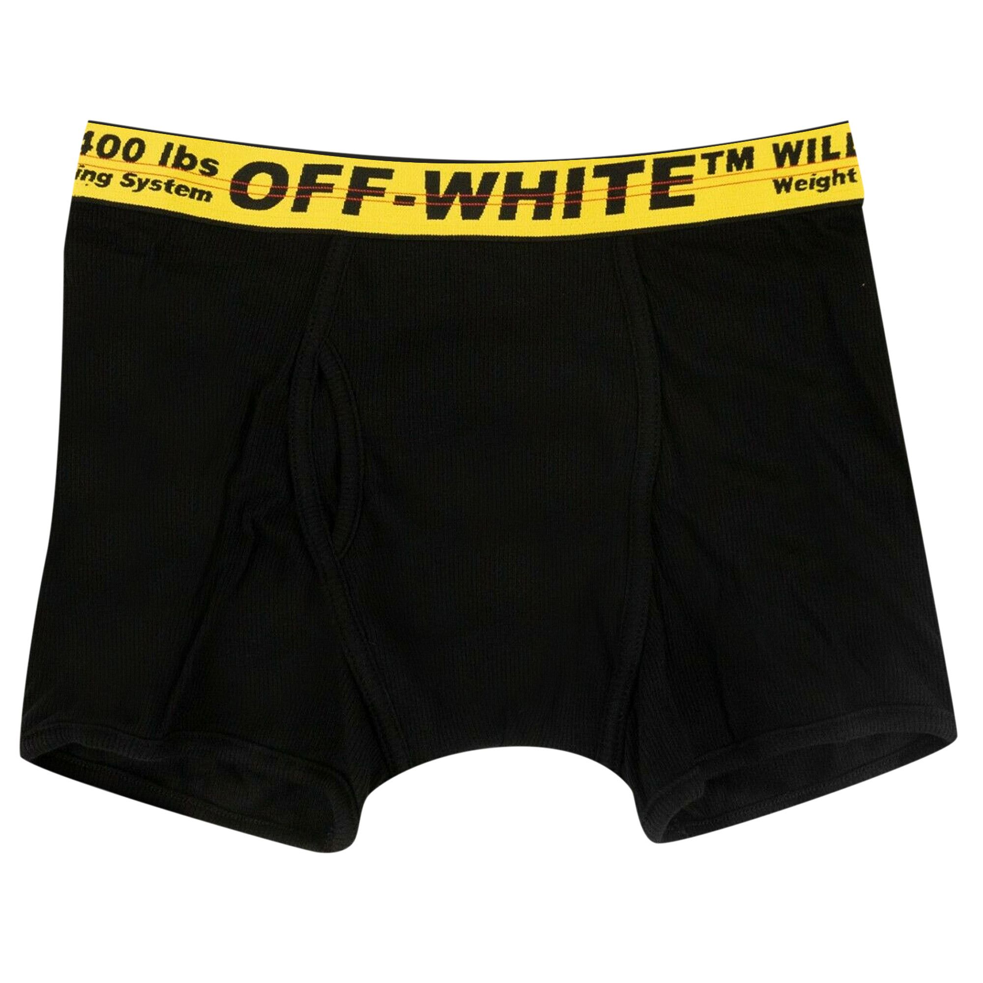 Buy Off White Logo Boxer Briefs Black OMUA003F191850281060 GOAT