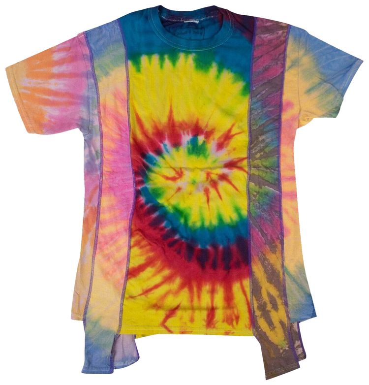 Needles Tie Dye 5 Cuts Short Sleeve T Shirt Multicolor