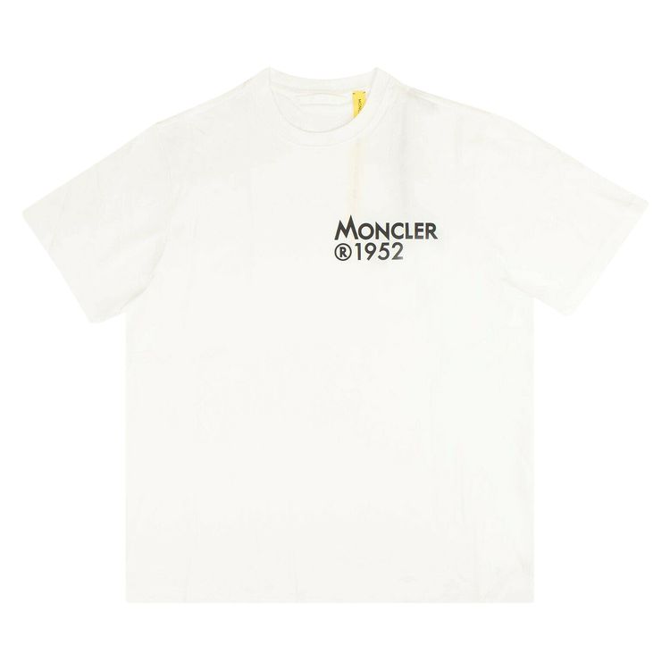Moncler Logo Short Sleeve T Shirt White