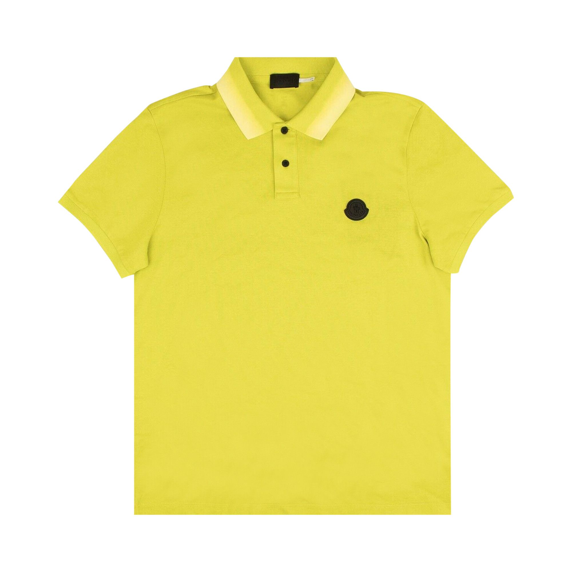 Moncler polo yellow deals