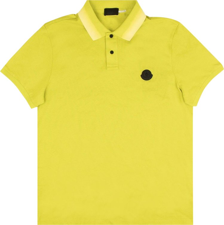 Moncler Short-Sleeve Polo Shirt 'Yellow/Green'