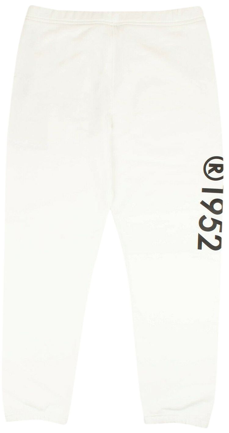 Moncler Logo Sweatpants WhiteBlack