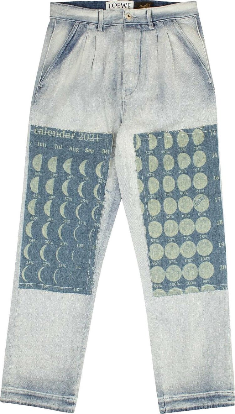 Loewe Moon Calendar Jeans 'Blue'