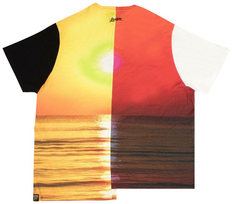 Loewe Sunrise Short Sleeve Shirt Multicolor