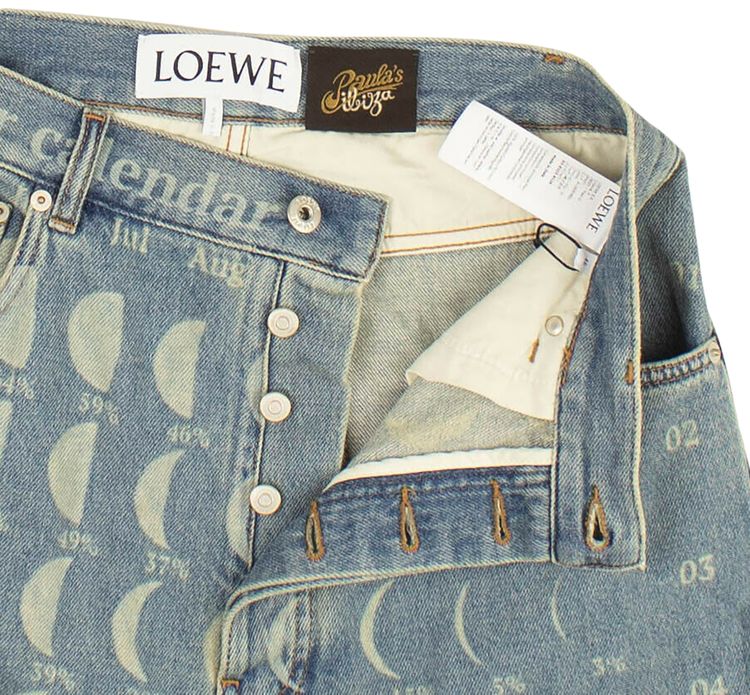 Loewe Moon Calendar Shorts Blue