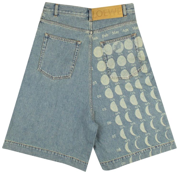 Loewe Moon Calendar Shorts Blue