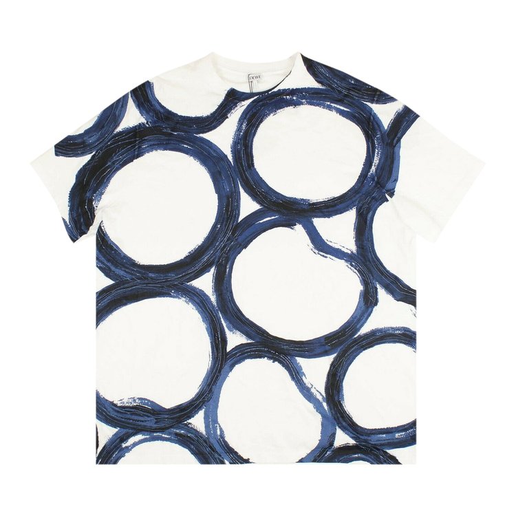 Loewe Circles Print T-Shirt 'White/Blue'