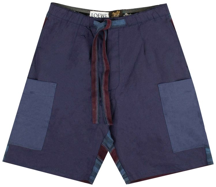 Loewe Indigo Cargo Shorts Indigo
