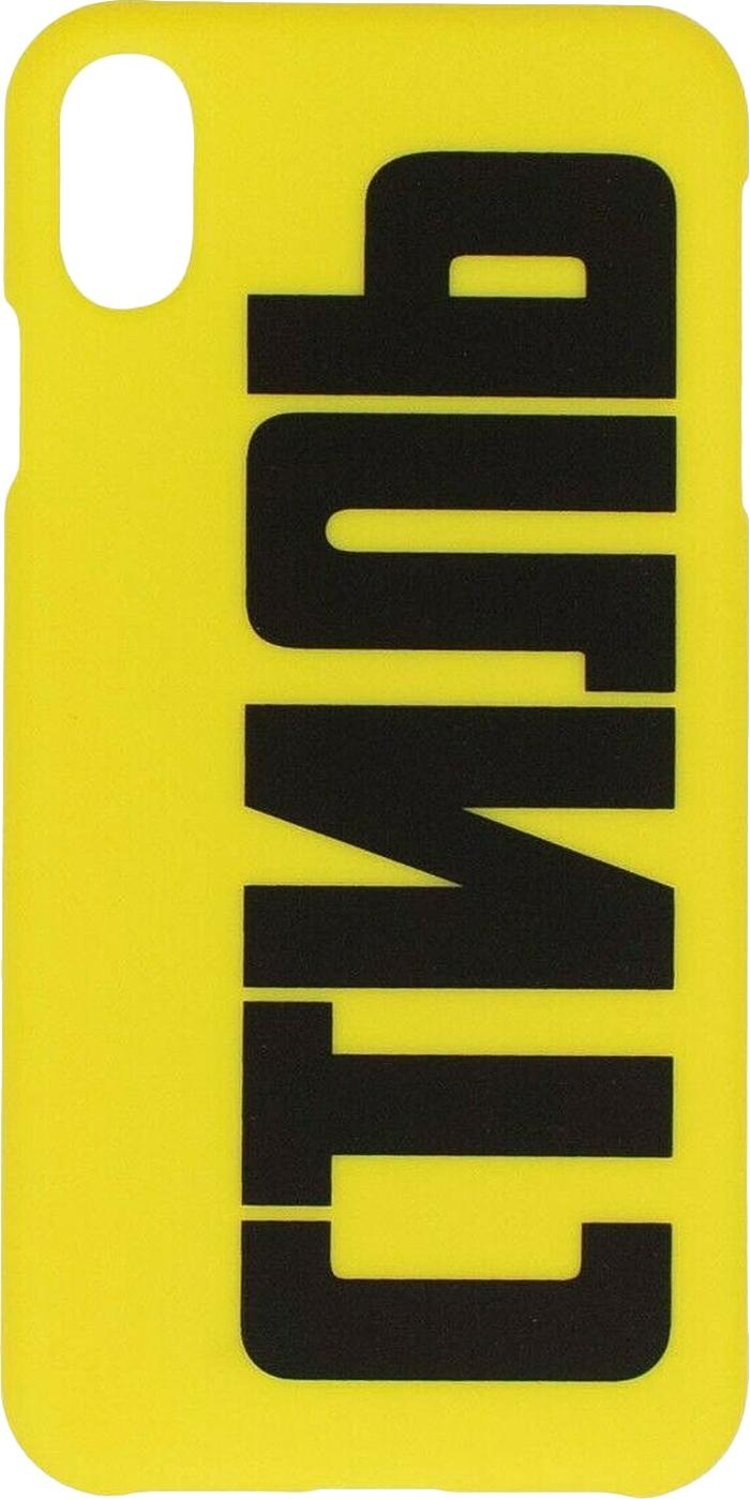 Heron Preston CTNMB Logo iPhone XS Max Case 'Yellow'
