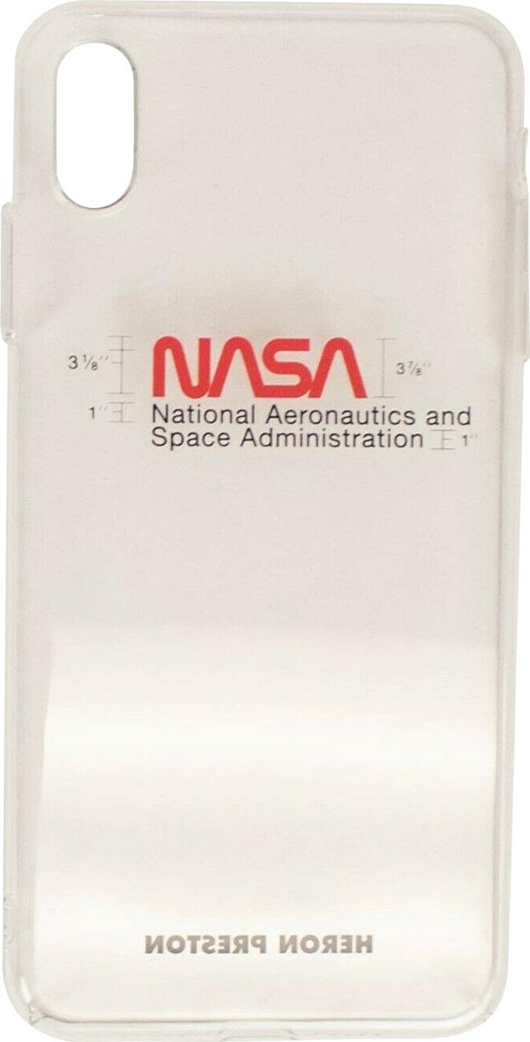 Heron Preston NASA iPhone XS Max Case 'Transparent'