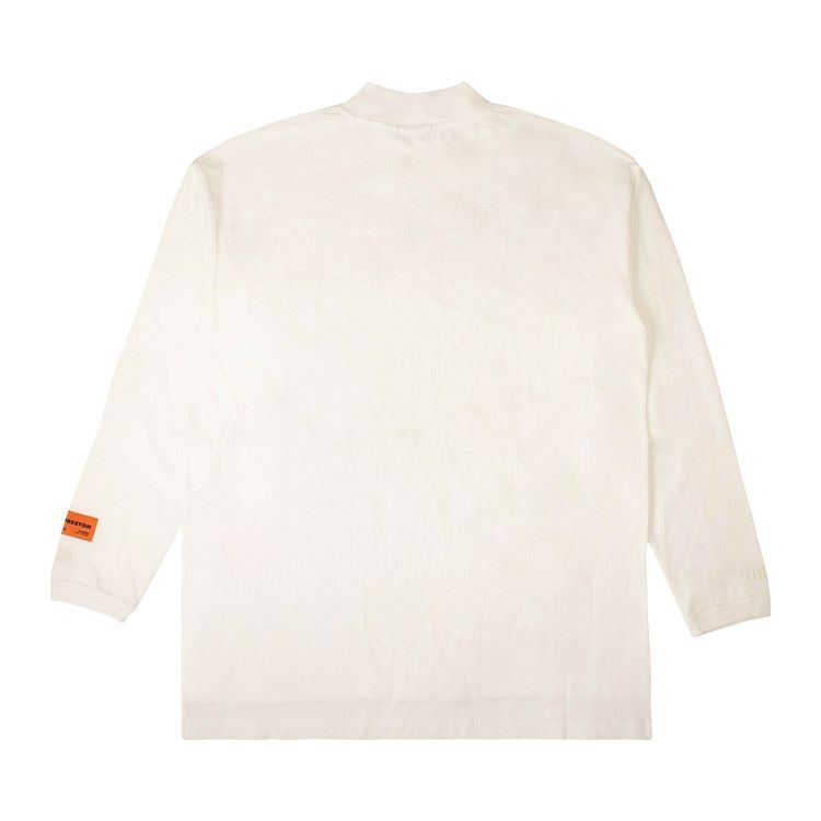 Heron Preston Logo Turtleneck Long Sleeve T Shirt White