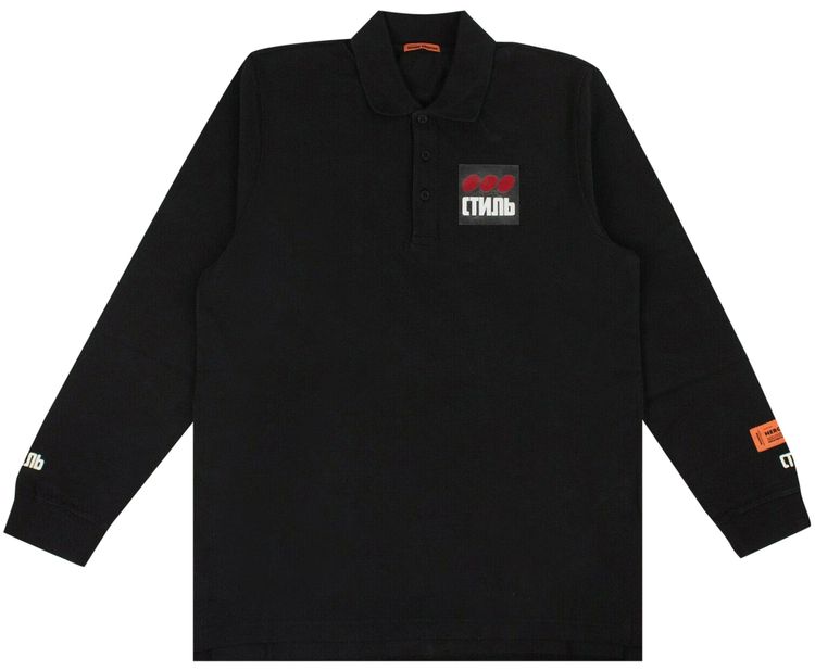 Heron Preston CTNMB Polo Shirt Black
