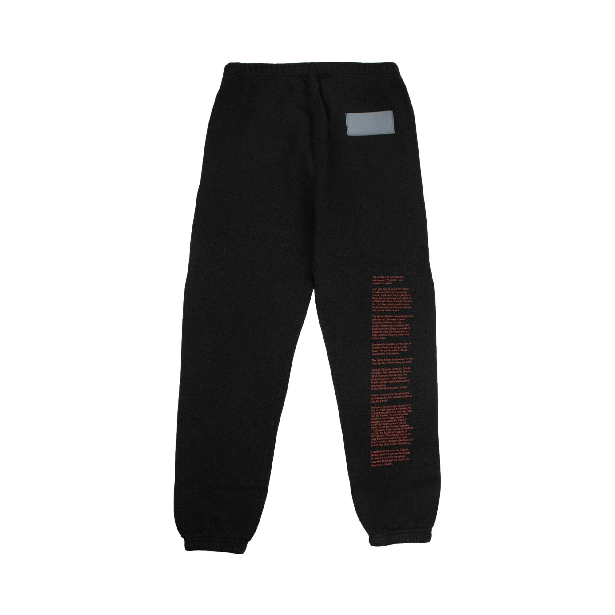 Buy Heron Preston NASA Facts Sweatpants 'Black