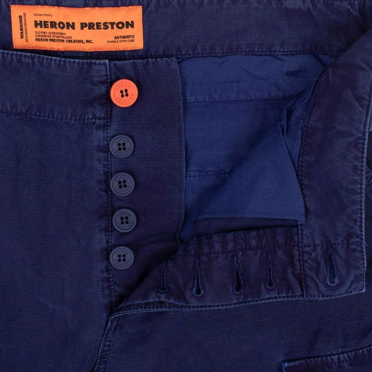 Heron Preston Cargo Pants Blue