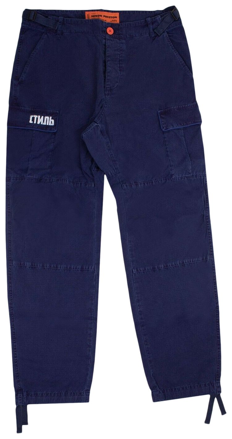 Heron Preston Cargo Pants Blue