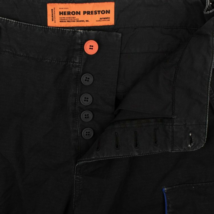 Heron Preston Logo Cargo Pants Black