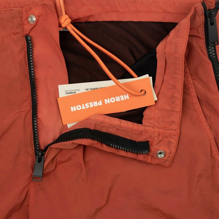 Heron Preston Side Zipper Pants Orange