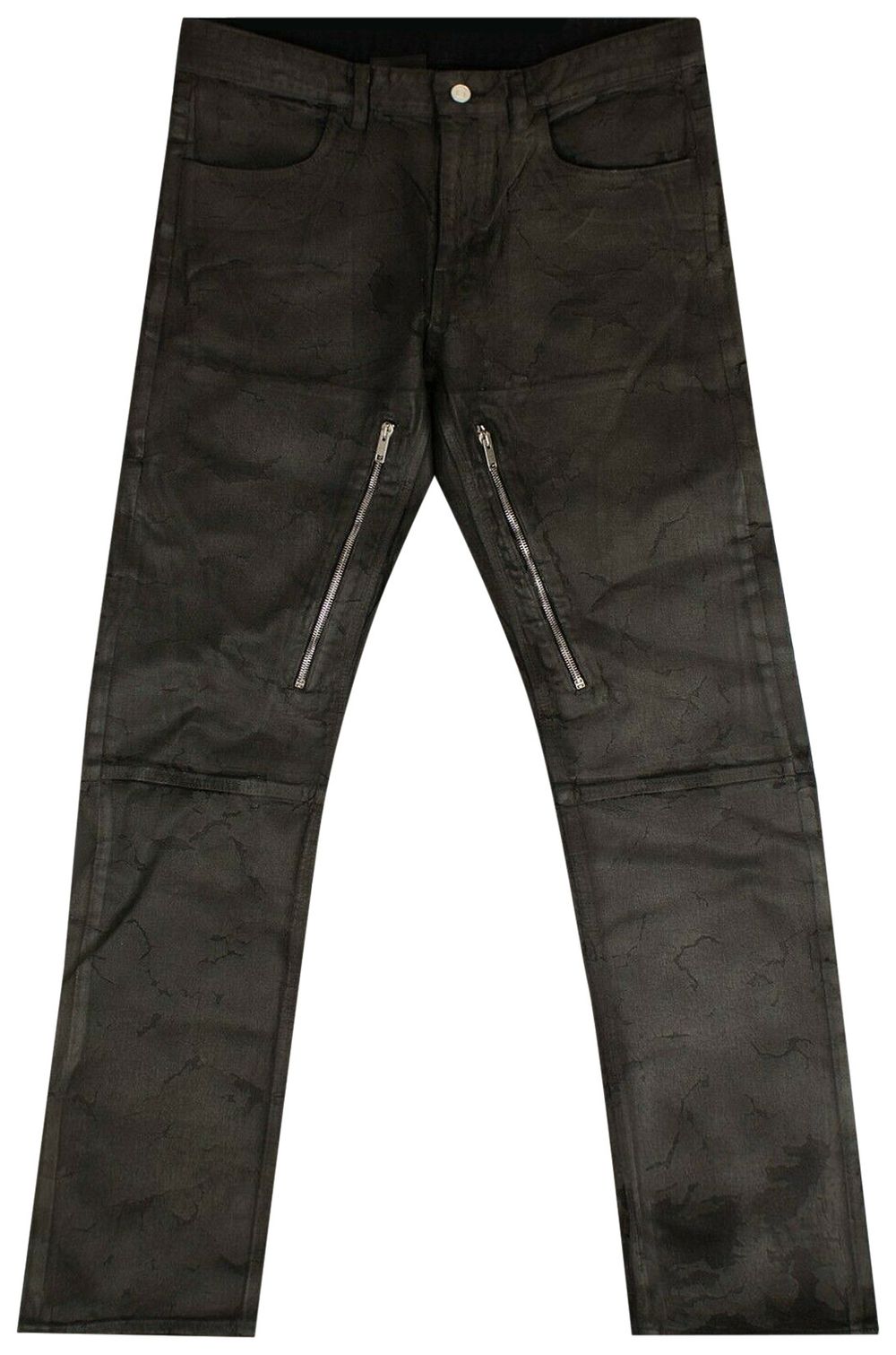 Buy Givenchy Painted Crackled Jeans 'Black' BM50SU50M6 001 GOAT