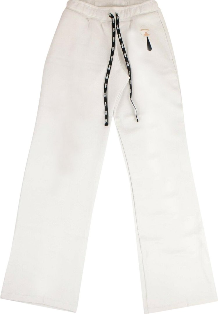 Fendi Karlito Sweatpants White