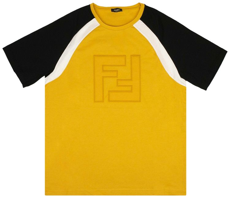 fendi t shirt yellow