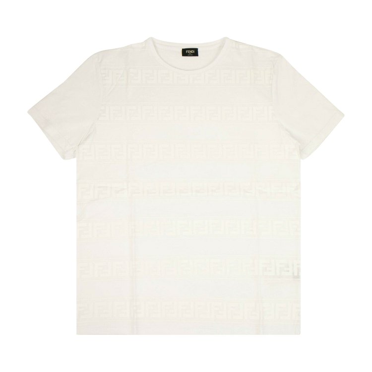 Fendi FF Print Short-Sleeve T-shirt 'White'