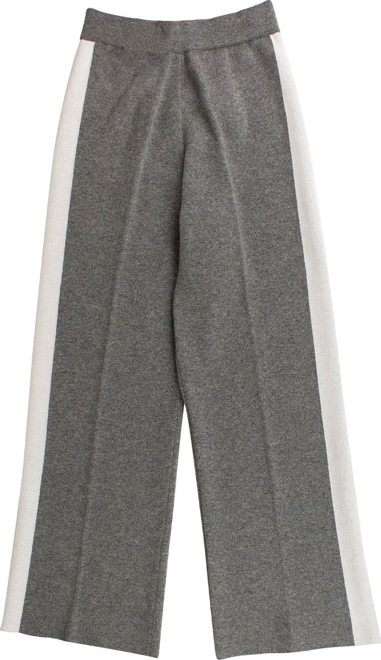 Dior Knit Side Stripe Track Pants 'Grey'