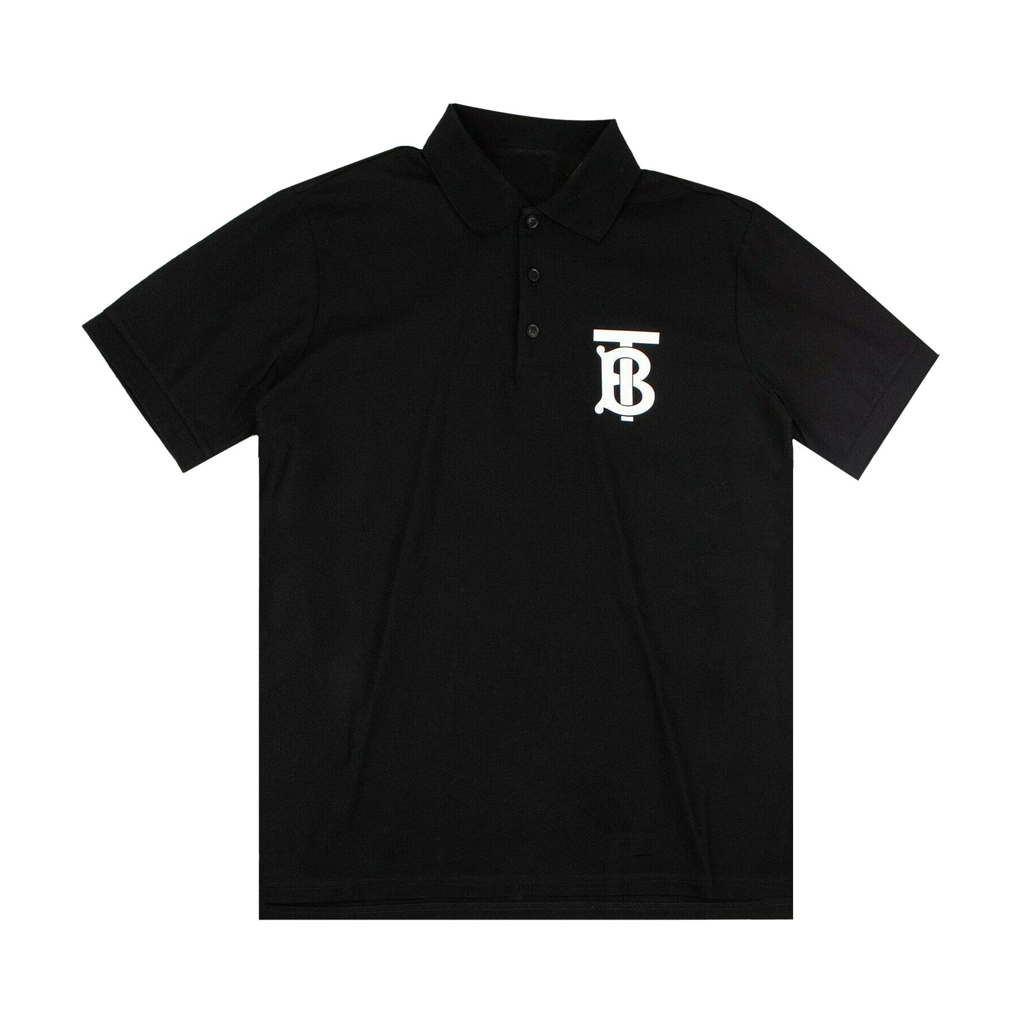 Black polo burberry top