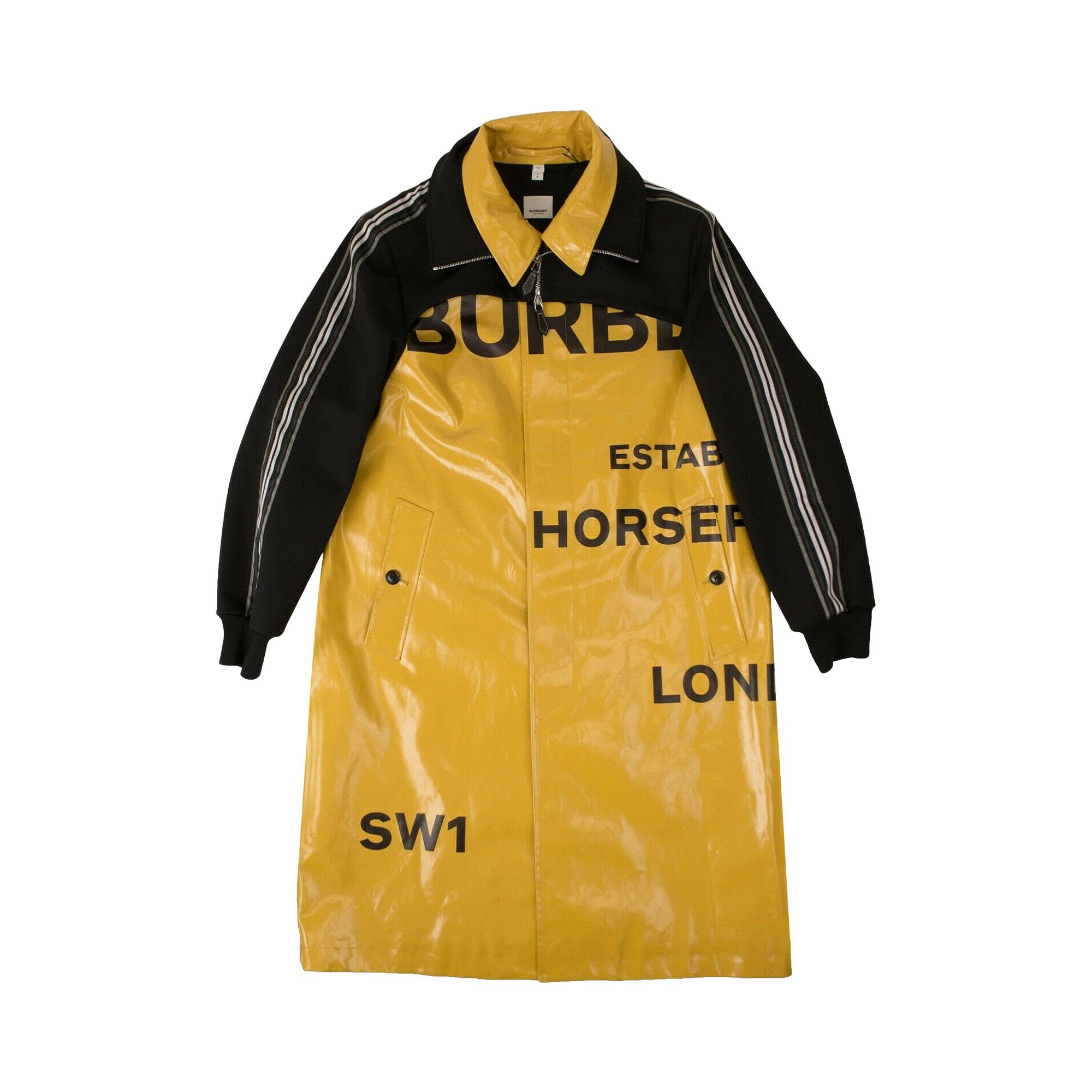 Burberry yellow discount raincoat