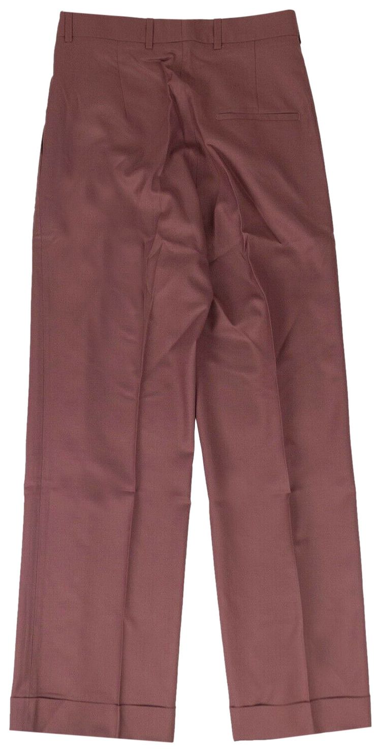 Casablanca Wool Rio Pleated Trousers Dusty Rose