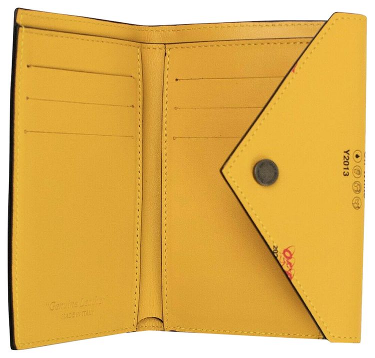 Off White Industrial Y013 Yen Wallet Yellow
