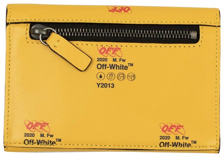 Off White Industrial Y013 Yen Wallet Yellow