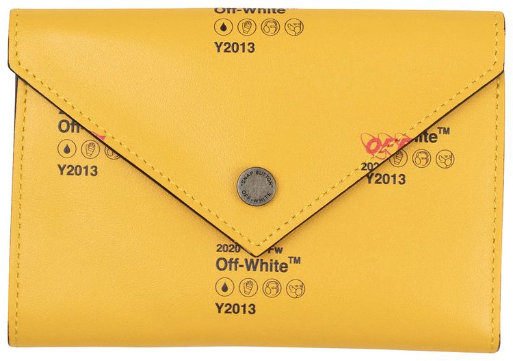 Off White Industrial Y013 Yen Wallet Yellow