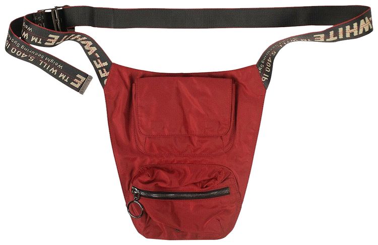 Off White Crossbody Bag Red