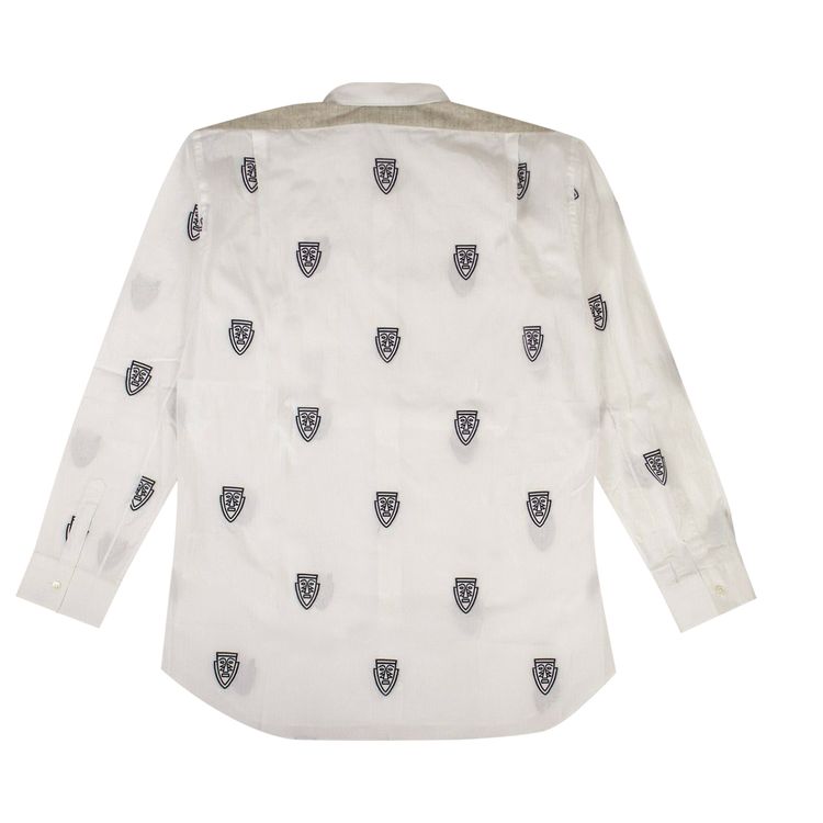 Comme des Garcons SHIRT Mask Button Down Shirt White