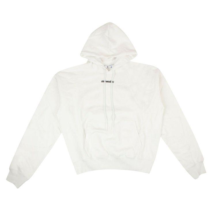 Off White Marker Over Hoodie White