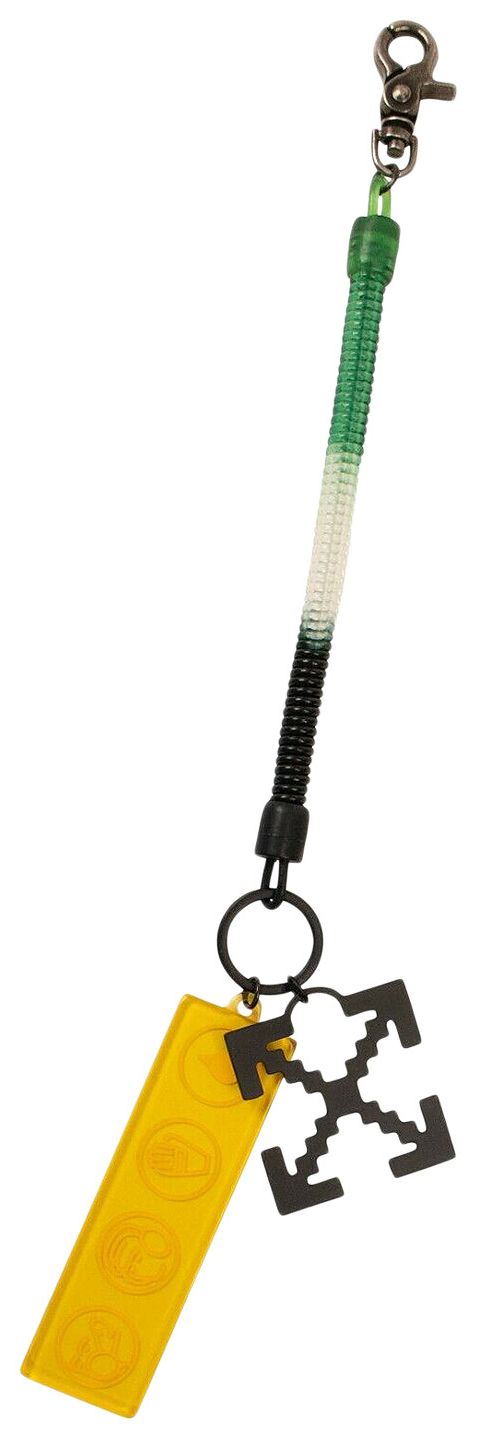 Off White Y013 Bungee Key Ring Green