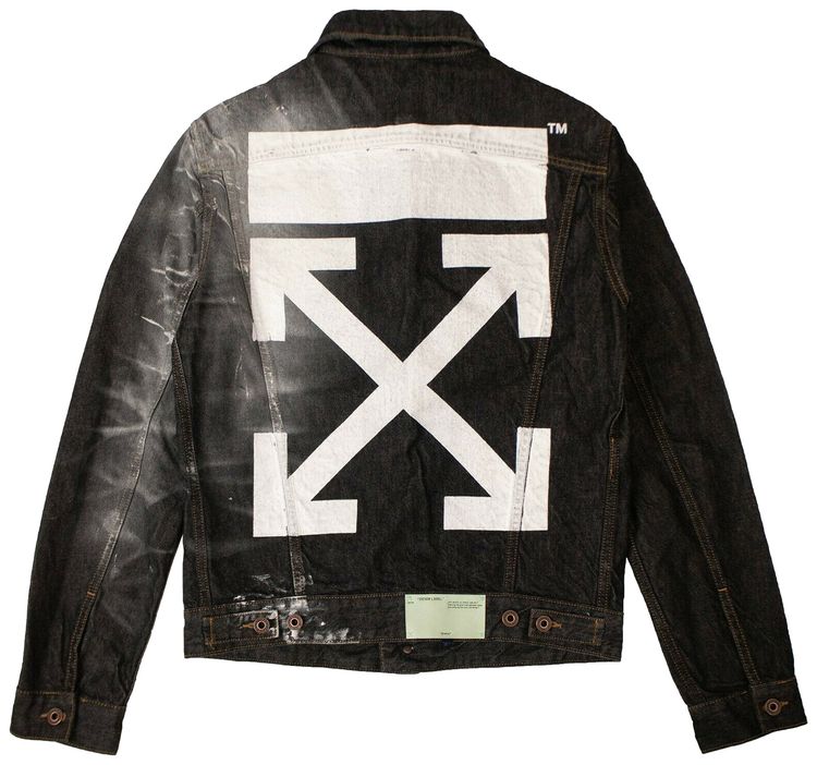 ArrSlim Denim Jacket Black