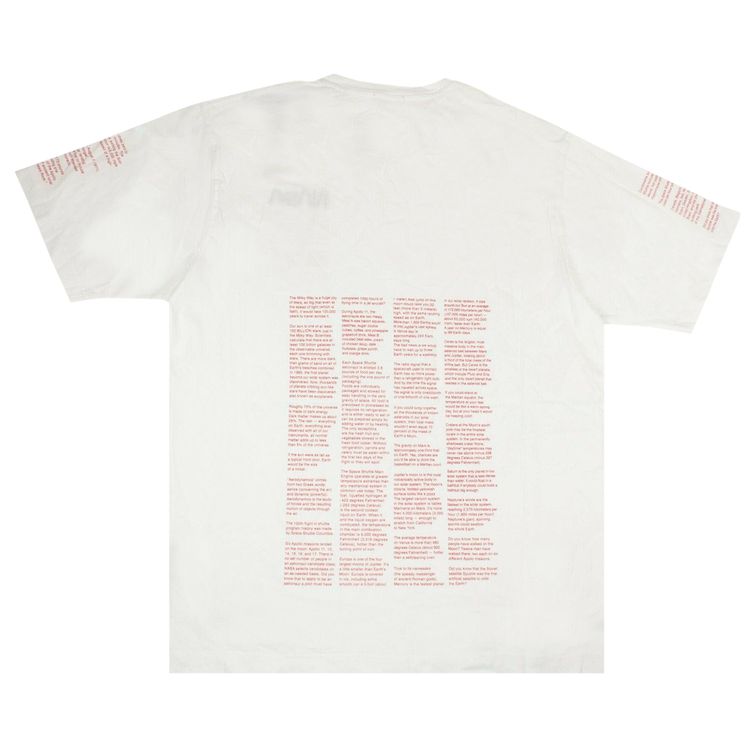 Heron Nasa Facts Over Short Sleeve White