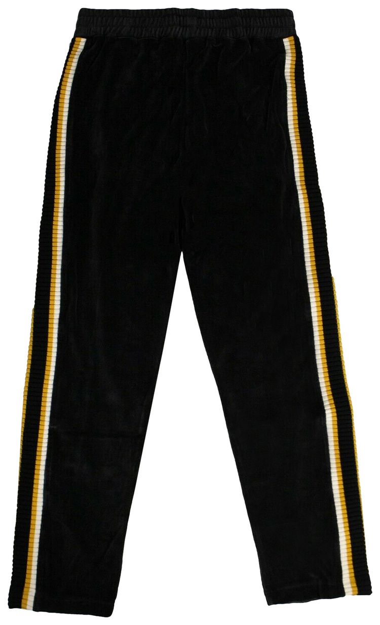 Palm Angels Chenille Track Pants BlackWhite