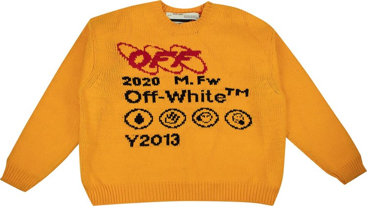 Off-White Industrial Knit Sweater 'Yellow' |