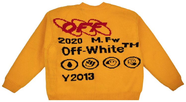Off White Industrial Knit Sweater Yellow